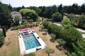 typical provençal farm house close to l'isle sur la sorgue - 12 persons